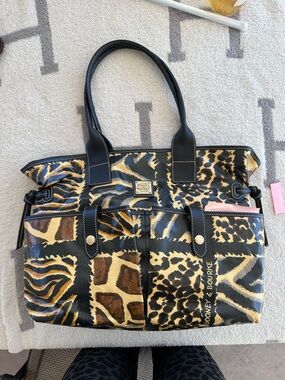 Animal Print Dooney Cheetah y2k tote